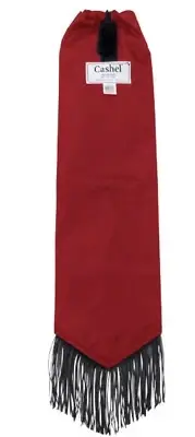 Cashel Tail Bag for Horse Superior quality 26" fringe Adjustable elastic top Red