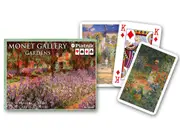 Monet Gardens Bridge Playing Cards, Double Deck