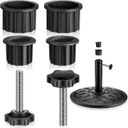Patio Umbrella Base Accessories 2pcs Hand Knob Screws Umbrella Stand Base Screw Umbrella Pole Cap