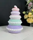 New Peppermint & Pine 12’’ Christmas Macaroon Canister Cookie Jar