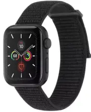Case-Mate 38mm or 40mm Apple Watch Black Nylon Sport Band Flexible Strap