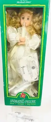 Telco Motion-ettes of Christmas 18" Angel Animatronic Illuminated NIB Free Ship