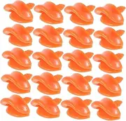 CLISPEED 50pcs DIY Duck Beak Accessories Kit Resin Mouth Parts for Toys Decor Craft Projects School Classroom