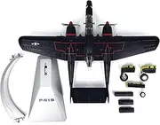 1:72 Alloy WWII USA Air Force P-61B Black Widow Fighter Model Aviation Science Exhibition Model