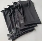 Oakley 5 pack - Large Black Micro Fiber Cloth Sunglasses Cleaning Storage Bags