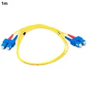 1M 3FT SC to SC Duplex 9/125 Single Mode Fiber Optic Optical Patch Cable Yellow
