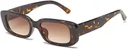 [JUSLINK] Rectangle Sunglasses for Women Trendy Retro Fashion 90s Sunglasses UV 400 Protection Square Frame Eyewear