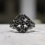 Celtic cross ring | 925 sterling silver | handmade irish knot cross ring