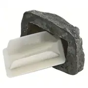 Hide-A-Spare-Key Fake-Rock - Looks Simulation Stone Resin Key Storage Box A3F8