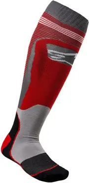 Alpinestars MX Plus-1 Motocross Socks, red-purple, Size S for Men Red Purple