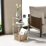 Acrylic Side Table Accent Side Table Acrylic Table Clear NightStand Table