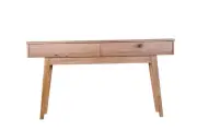 GRANVILLE SOLID TASMANIAN OAK TIMBER HALL TABLE CONSOLE TABLE CLEAR LACQUER