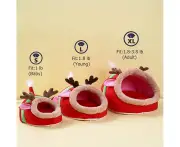 Chinchilla Hedgehog Guinea Pig Bed Accessories Cage Toys Bearded Dragon House Hamster Supplies Habitat Ferret Rat-5-Reindeer-S
