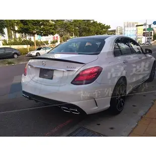 全新素材商品 BENZ 賓士  W205 AMG 升級 C63 款 前保桿 側裙 後保桿 全車空力套件總成