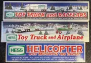 3 SETS Hess Toy Trucks TRIPLE 2001 2002 2003 All New with Original Box Unopened