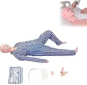 Multi-Functional Patient Care Human Manikin Realistic Simulator Male Dummy Manikin Human Anatomical Model Life Size Full Body for Students Education Teaching Medical Training Skills