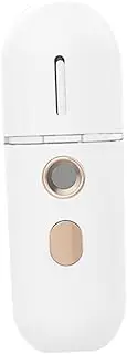 WOFASHPURET 1 Set Beauty Instrument Facial Mister Portable Mist Sprayer Handheld Facial Steamer Portable Humidifiers Mini Facial Steamer Mini Humidifier Abs White Hydrating Instrument Face