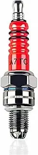 Racing 3 Electrode 10mm Spark Plug A7TC Compatible with GY6 50CC 110CC 125CC 150CC ATV Scooter Dirt Bike Go Kart Motorcycle Accessories