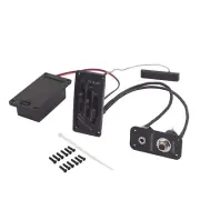 Durable Violin EQ Pickup Equalizer for Electric Violin Fiddle Parts Black