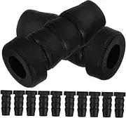 GETAJGHSD 20pcs Office Chair Wheel Protectors Hole Diameter Furniture Caster Sleeves Swivel Socket Inserts for Floor Protection Enhanced Stability
