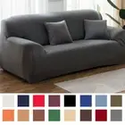 Solid Color Elastic Sofa Covers Sectional Corner Sofa Slipcovers Couch Chair