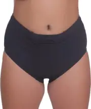 Underworks Vulvar Varicosity & Prolapse Support Black Brief Plus Size 2XL