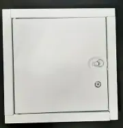 New ELMDOR 12x12 Access Panel Cyclander Lock & Key Fire Rated Metal Wall White