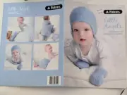 Paton Knitting Patterns Book 8000 Little Angels 5 Designs in 4 Ply