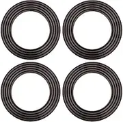 4 x seal 26604 compatible with Krups PREP & COOK HP605117 HP503117 HP60A115 HP50A815 / compatible with Silvercrest Monsieur Cuisine / compatible with Vorwerk Thermomix TM21 TM31 blade drive shaft