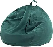 HHCTEBEC Large Bean Bag Chair Covers(No Filler) Stuffed Animal Storage Bean Bag Chair Cover Soft Premium Corduroy Stuffable Bean Bag Pets Dogs/Cats Lazy Sofa Beds Cover for Living Room,C
