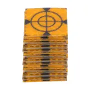 60pcs Survey Reflector Sheets 20mm Self-adhesive Survey Target Mark, Yellow