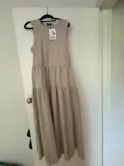 decubja D-Luxe Drawcord Midi Dress