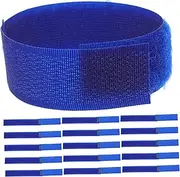 Sosoport 20pcs Pet Bootie Fastener: Non Slip Dog Sock Straps Paw Protector Bands for Rainy Conditions Secure Fit Pet Bootie Fasteners Cover for Dogs Cats Blue