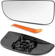 68067730AA Left Lower Ram Tow Mirrors Replacement, for 2009-2020 Dodge Ram 1500 2500 3500 4500 5500 Driver Side Mirror Glass, with Backing Plate