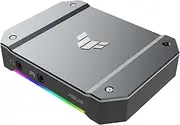 ASUS TUF Gaming Capture Box CU4K30 (4K, 1080p60, Low Latency Passthrough, Certified for OBS Studio, Plug & Play, USB Type-C, Record and Stream with PC, PS5, Xbox)