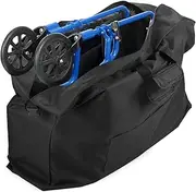 1200D Wheelchair Travel Bag,Extra-Large Carry Case Cover For Rollator Walkers & Transport Chairs，For Car & Airplane Tsa Traveling (35” X 26” X 9.5”)