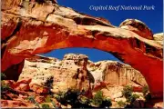 Capitol Reef National Park Hickman Bridge Arch Utah postcard