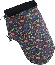 Janabebé Universal Baby Blanket Footmuff for Pushchairs (Happy Dino, Teddy-Fleece)