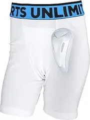 [Sports Unlimited] Youth Baseball Athletic Compression Shorts Athletic Supporter with Flex Cup