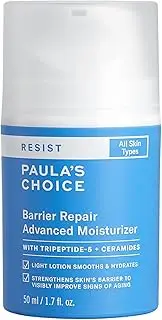 Paula’s Choice RESIST Barrier Repair Advanced Moisturiser with Ceramides, Peptides & Watermelon Seed Oil, Deep Hydration Cream for Wrinkles, Anti-Ageing for All Skin Types, Fragrance-Free & Paraben-Free, 50 mL