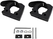 Quick Release Rubber Clamp Mount Kit Axe Shovel Holder Fist Mount Clamps Mounting Kit Tool Handles Fits 1-1/4'' to 1-3/5'' Diameter for Trucks UTV ATV Offroad 4X4 Parts (2 Pack)