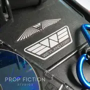 Prometheus - Pair of Prop EVA Spacesuit Stickers / Ship Equipment Case Set Decal
