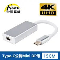 在飛比找蝦皮商城優惠-台灣霓虹 4Kx2K Type-C公轉Mini DP母轉接器