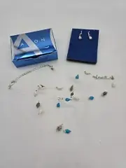 Avon Beach Island Shell Illusion Gift Set Earrings, Bracelet, Necklace F3029561