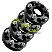 4pc 20mm Wheel Spacers ¦ 5X114.3 (5X4.5) Hubcentric ¦ 70.1 CB ¦ 12x1.5 Black (for: Honda)
