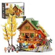 FUNWHOLE®️ F9035 Mountain Cabin Building Block Set w/Light Kit 2255pcs -AU Stock