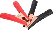 GLEAVI 2Pcs Clip Battery Terminals Adapter for Car Storage Black Red Accumulator Power Socket with Easy Installation and Distinctive Color Coding