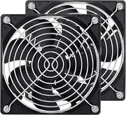 2-Pack 120mm Fan DC 12V Computer Fan 120mm x120mm x 25mm 2-Pin High Performance Cooling Fan 1500RPM