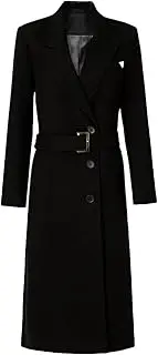 [Generic] Women Spring Lapel Loose Single Breasted Long Sleeves Sashes Windbreaker khaki9 Trench Coat