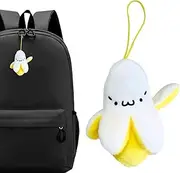 Cute Banana Plush Keychain | Soft Peel Banana Plush Keychain Pendant - Cute and Soft Peel Banana Plush Keychain Toy for Party Decorations and Backpack